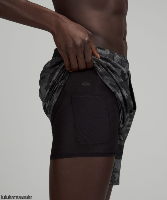 Lululemon Deutschland DELULU871 | Lululemon Deutschland Bunte Mesh Woge Gefüttert Kurz 6